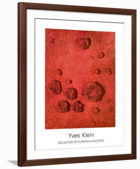 RE26-Yves Klein-Framed Art Print