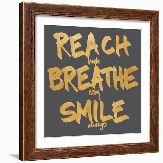 Reach, Breathe, Smile-SD Graphics Studio-Framed Art Print