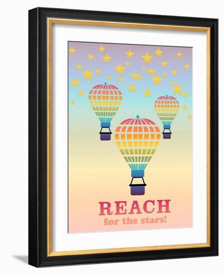 Reach for the Stars-Mindy Howard-Framed Giclee Print