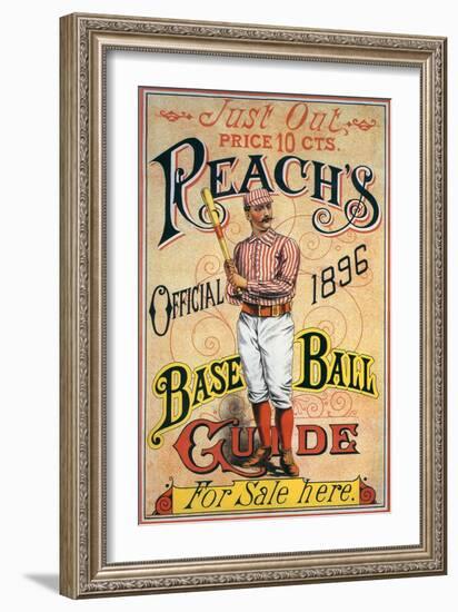 Reach's Official Baseball Guide, 1896-null-Framed Giclee Print