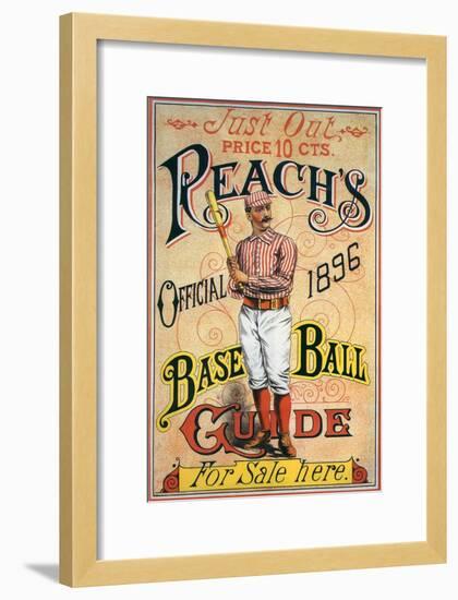 Reach's Official Baseball Guide, 1896-null-Framed Giclee Print