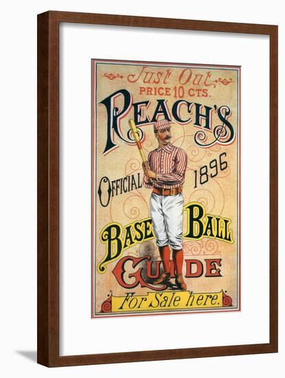 Reach's Official Baseball Guide, 1896-null-Framed Giclee Print