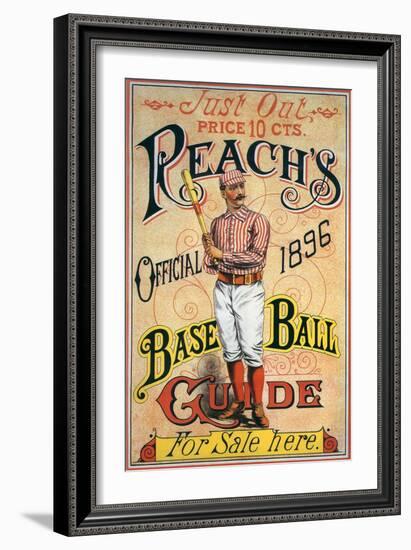 Reach's Official Baseball Guide, 1896-null-Framed Giclee Print