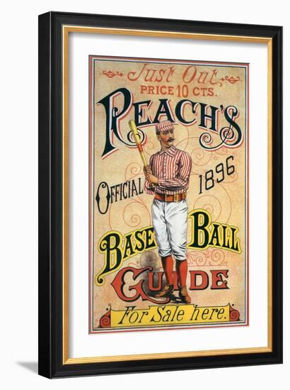 Reach's Official Baseball Guide, 1896-null-Framed Giclee Print