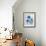 Reaching Blue-Tania Bello-Framed Giclee Print displayed on a wall