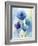 Reaching Blue-Tania Bello-Framed Giclee Print