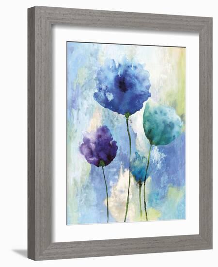 Reaching Blue-Tania Bello-Framed Giclee Print