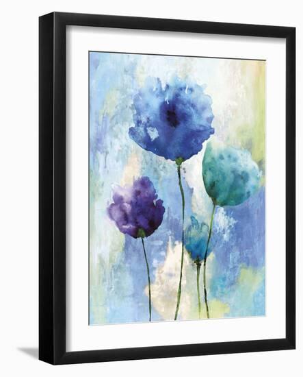 Reaching Blue-Tania Bello-Framed Giclee Print