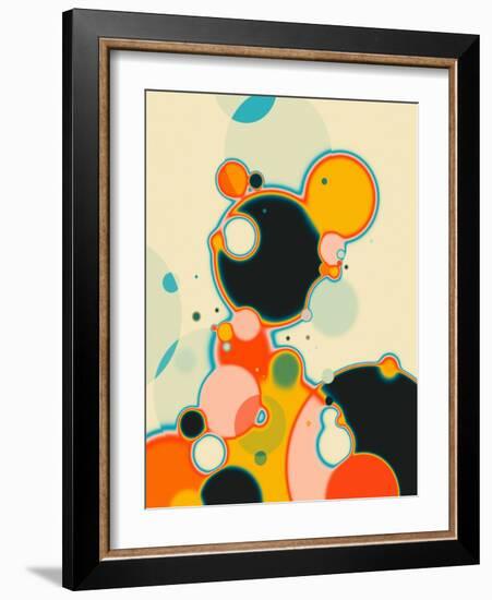 Reaction 1-Jazzberry Blue-Framed Giclee Print