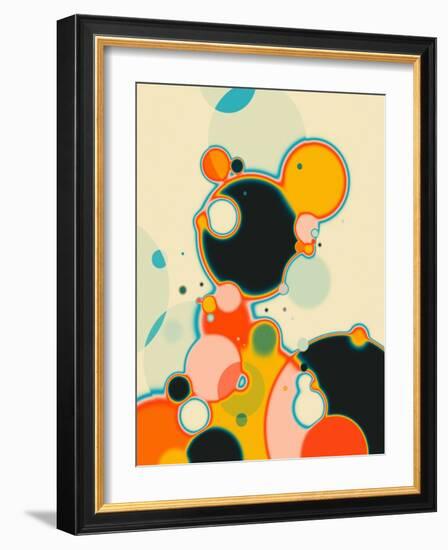 Reaction 1-Jazzberry Blue-Framed Giclee Print