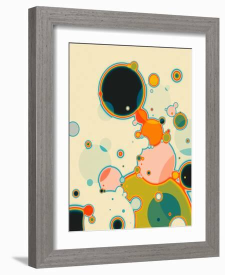 Reaction 2-Jazzberry Blue-Framed Giclee Print