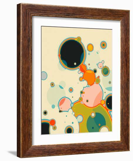 Reaction 2-Jazzberry Blue-Framed Giclee Print