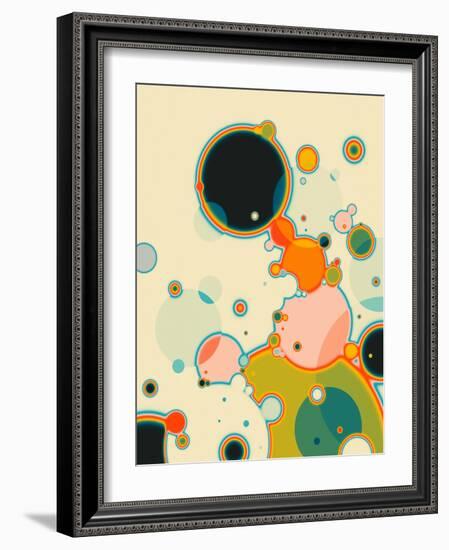 Reaction 2-Jazzberry Blue-Framed Giclee Print