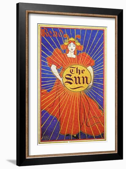 Read The New York Sun-Louis John Rhead-Framed Art Print