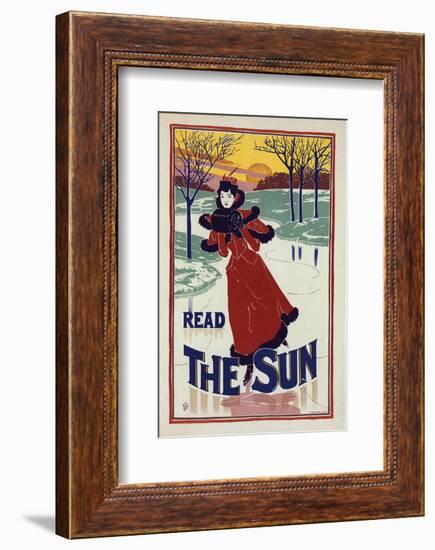 Read the Sun - Poster-Louis Rhead-Framed Art Print