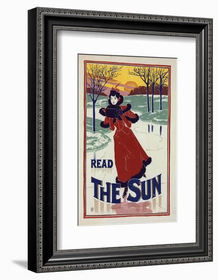 Read the Sun - Poster-Louis Rhead-Framed Art Print