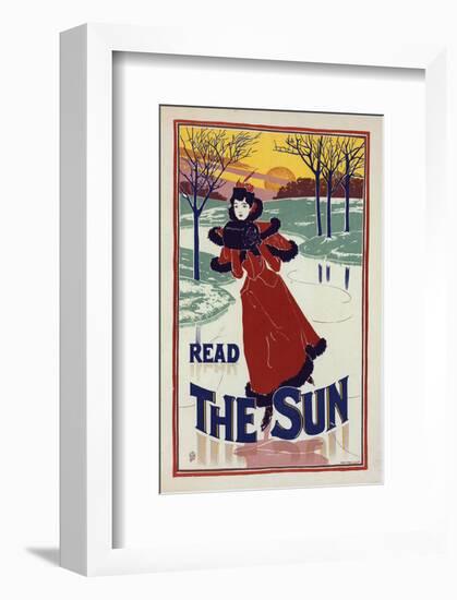 Read the Sun - Poster-Louis Rhead-Framed Art Print