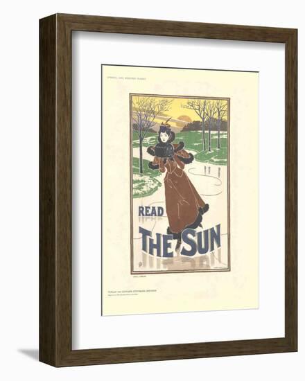 Read The Sun-Louis J Rhead-Framed Collectable Print