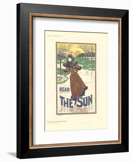 Read The Sun-Louis J Rhead-Framed Collectable Print