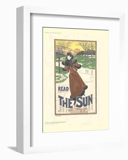 Read The Sun-Louis J Rhead-Framed Collectable Print