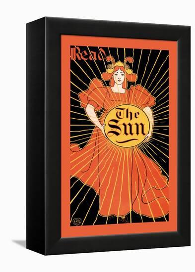 Read the Sun-Louis John Rhead-Framed Stretched Canvas