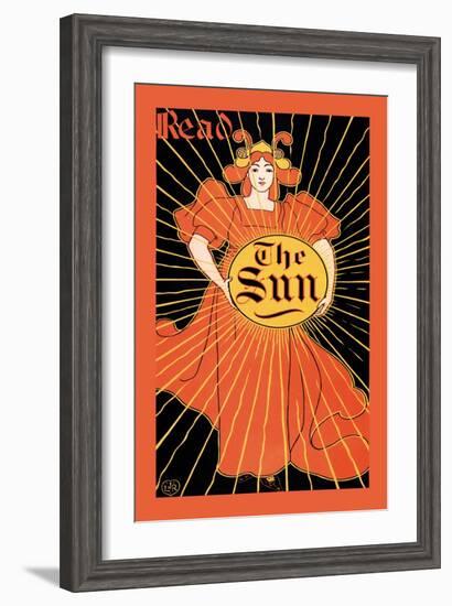 Read the Sun-Louis John Rhead-Framed Art Print