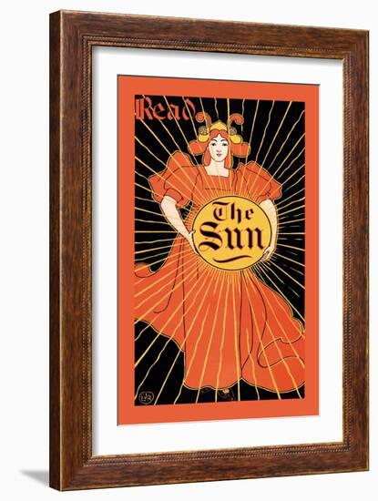 Read the Sun-Louis John Rhead-Framed Art Print