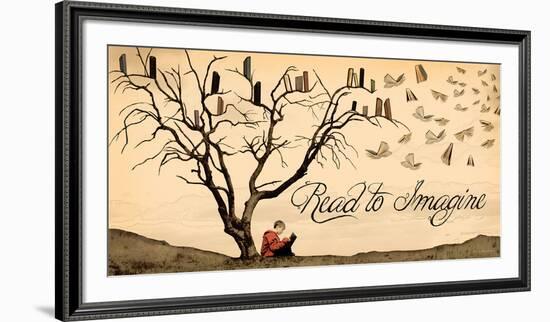 Read to Imagine-Jeanne Stevenson-Framed Art Print