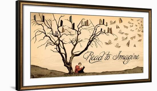 Read to Imagine-Jeanne Stevenson-Framed Art Print