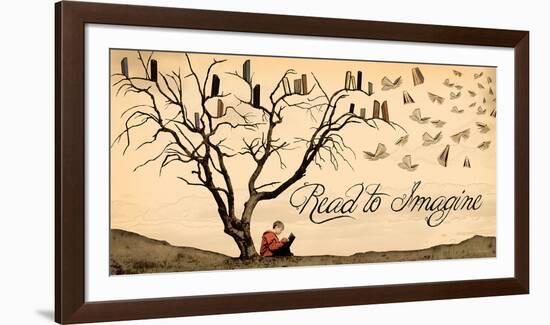 Read to Imagine-Jeanne Stevenson-Framed Art Print