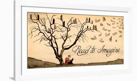 Read to Imagine-Jeanne Stevenson-Framed Art Print