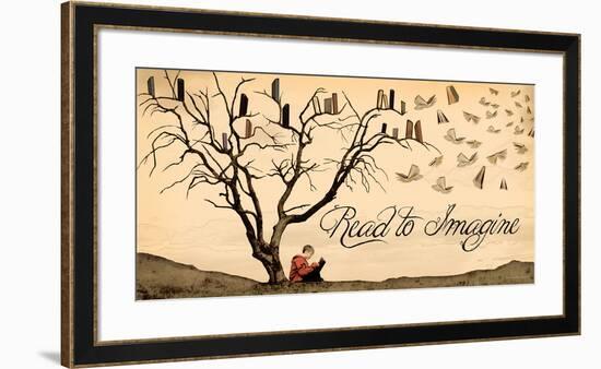 Read to Imagine-Jeanne Stevenson-Framed Art Print