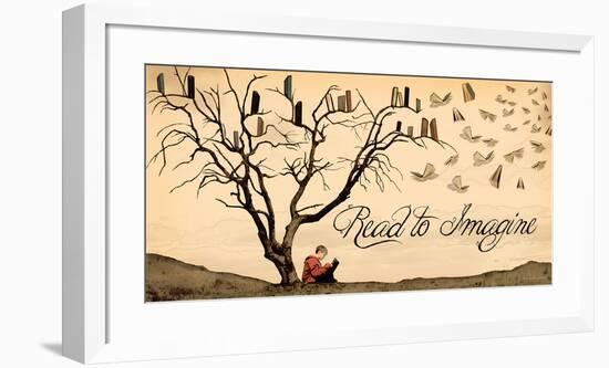 Read to Imagine-Jeanne Stevenson-Framed Art Print