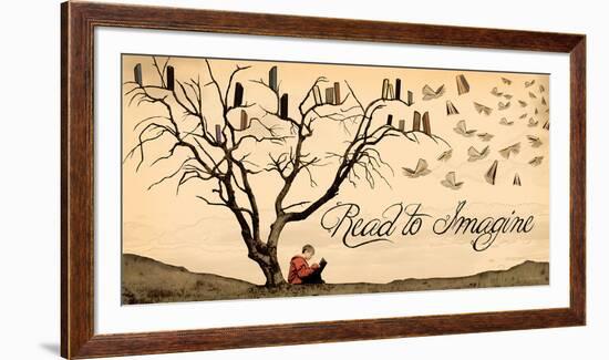 Read to Imagine-Jeanne Stevenson-Framed Art Print