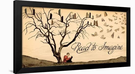 Read to Imagine-Jeanne Stevenson-Framed Art Print