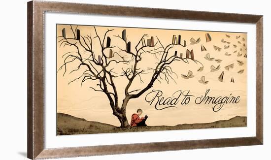 Read to Imagine-Jeanne Stevenson-Framed Art Print