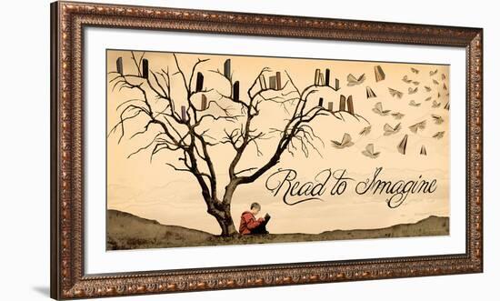 Read to Imagine-Jeanne Stevenson-Framed Art Print