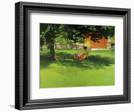 Reader-Daniel Cacouault-Framed Giclee Print