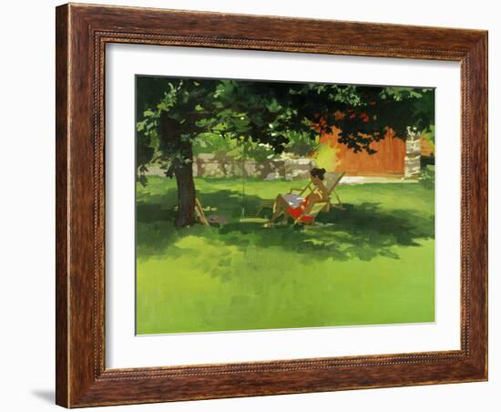 Reader-Daniel Cacouault-Framed Giclee Print