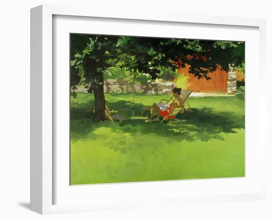 Reader-Daniel Cacouault-Framed Giclee Print