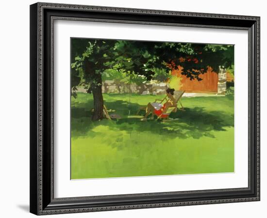 Reader-Daniel Cacouault-Framed Giclee Print