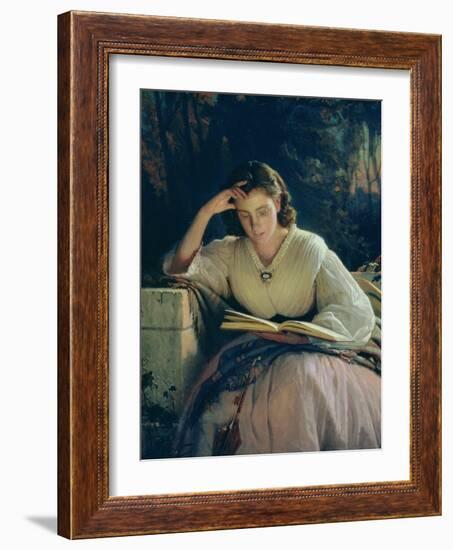 Reading, 1863-Ivan Nikolaevich Kramskoy-Framed Giclee Print