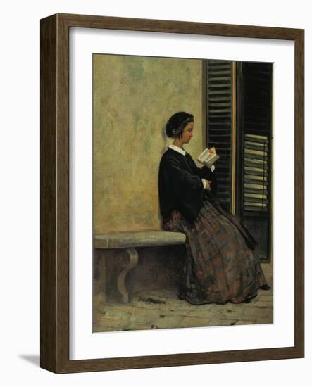 Reading, 1866-67-Silvestro Lega-Framed Giclee Print