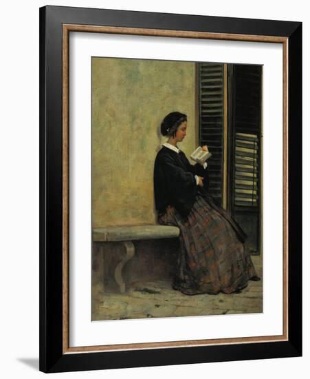 Reading, 1866-67-Silvestro Lega-Framed Giclee Print