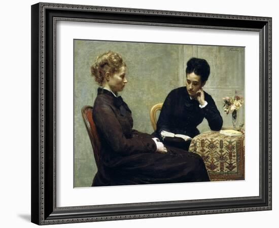 Reading, 1877-Henri Fantin-Latour-Framed Giclee Print