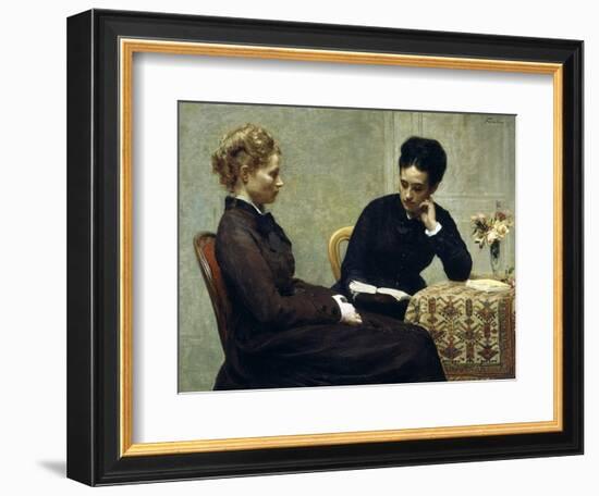 Reading, 1877-Henri Fantin-Latour-Framed Giclee Print