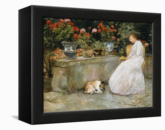 Reading, 1888-Childe Hassam-Framed Premier Image Canvas