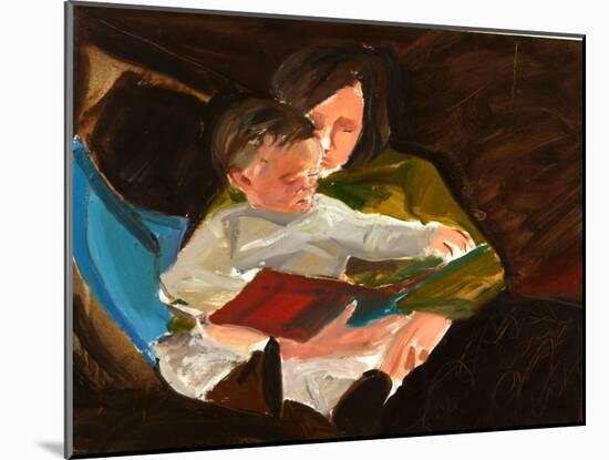 Reading, 2004-Daniel Clarke-Mounted Giclee Print