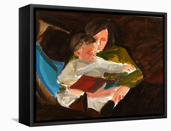 Reading, 2004-Daniel Clarke-Framed Premier Image Canvas