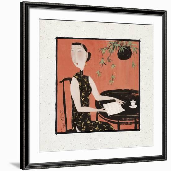 Reading a Letter-Hu Yongkai-Framed Giclee Print